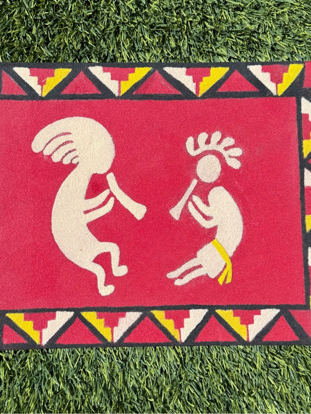 Navajo Indian sand painting
